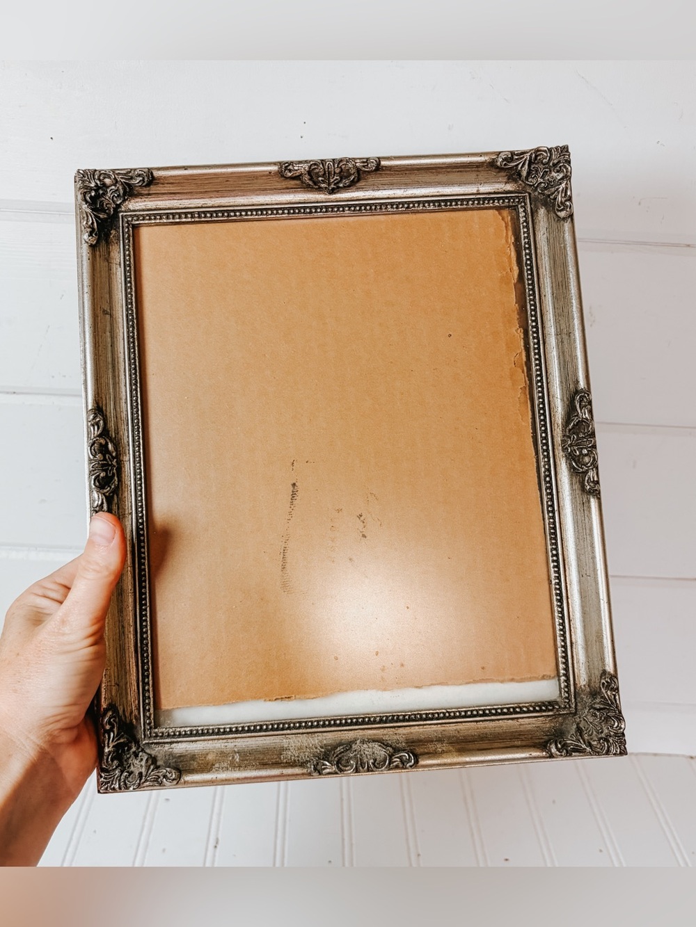 Vintage Silver Ornate Detail Picture Frame